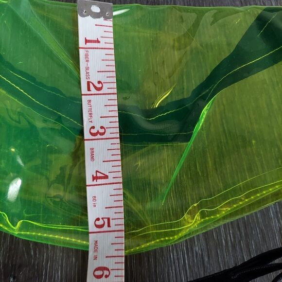 Neon Yellow Clear See Through Fanny Pack - Picture 7 of 7